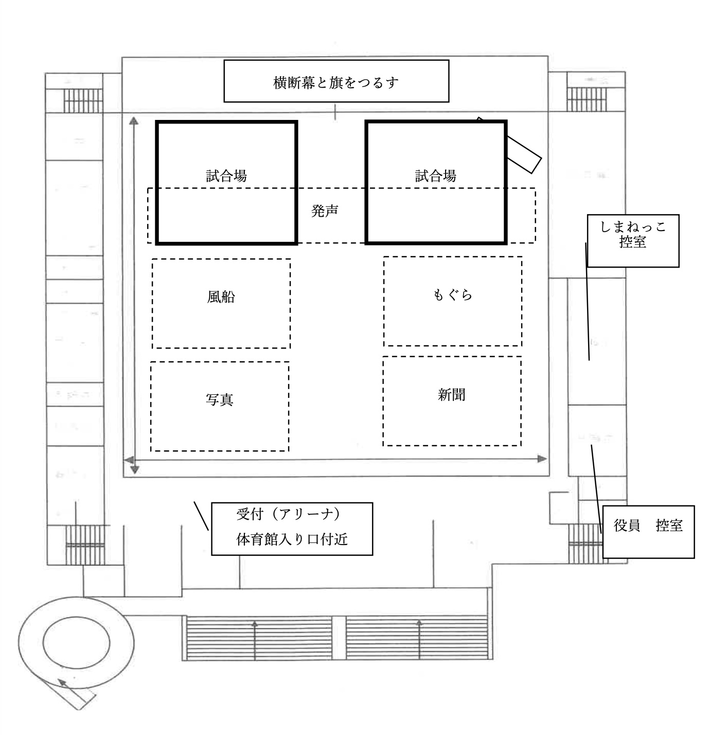 会場配置図