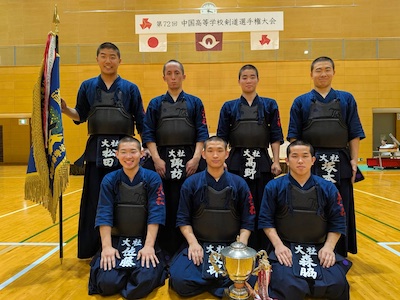 男子団体優勝　大社高校
